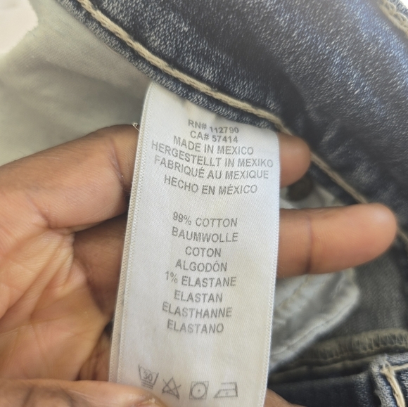 TRUE RELIGION Rocco Relaxed Skinny Mens Jeans Light Blue Size 44 Measured 46x32 - Picture 15 of 15